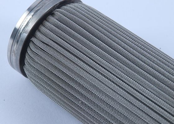 Multilayers High Porosity Stainless Steel Sintered Filter Cartridge Pleated Wire Mesh