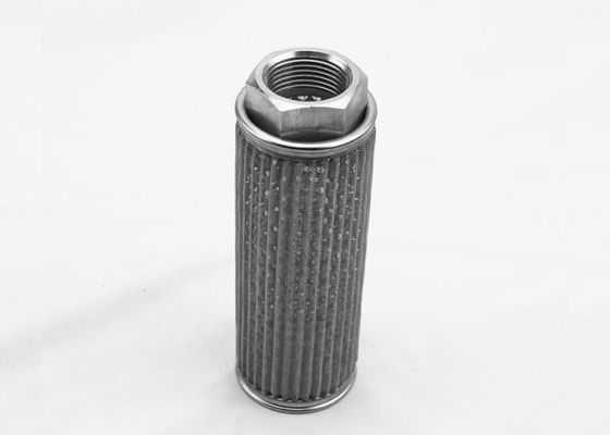 Pleated Stainless Steel Wire Mesh Hydraulic Oil Filter Element Strainer