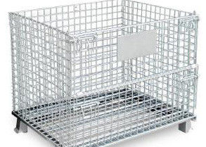Stackable Detachable Galvanized Stainless Steel Anti-Corrosion Durable Wire Mesh Storage Cages