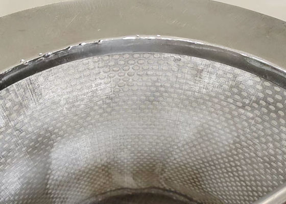100mm Basket Silver Strainer Filter Wire Mesh Filter Stainless Steel Punching