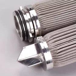 Compressed Air Nd Filter Hydraulic Oil Filter Cartridge Silver