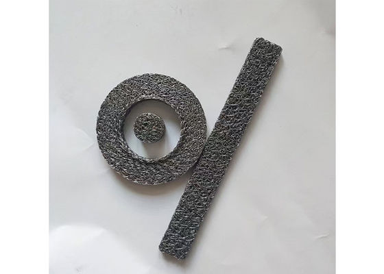 Comppessesd Knitted Exhaust Wire Filter Mesh Corrosion Resistance