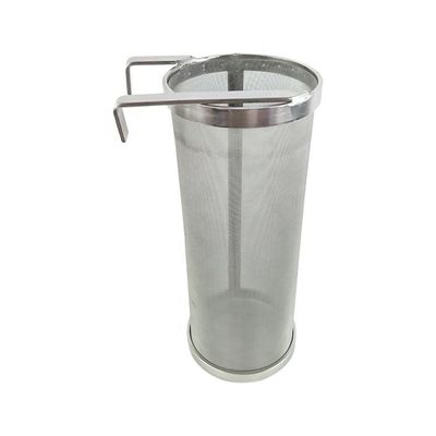 SS304 Beer Brewing Basket Plain Woven Exquisite Mesh Weaving  Corrosion Resistance