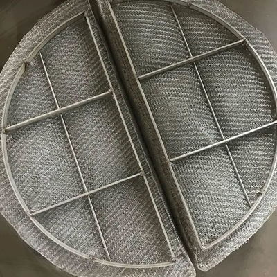 Corrosion Proof Structured Packing Mist Eliminator Knitted Wire Mesh Demister Pads