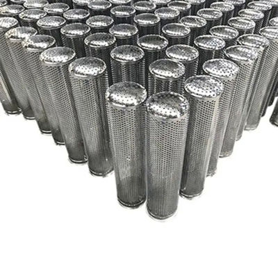 4 Sizes Perforated 304 316L Stainless Steel Mesh Strainer Basket For Water Treatment