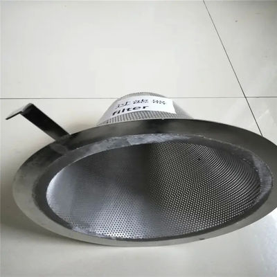 Temporary Filter Stainless Steel Conical Filter Strainer Plain Weave