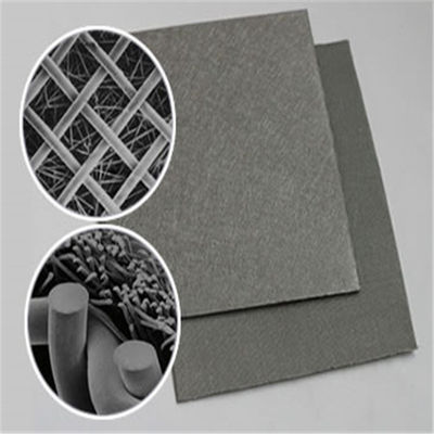 Stainless Steel Sintered Fiber Felt Quick Cleaning With Internal External Core
