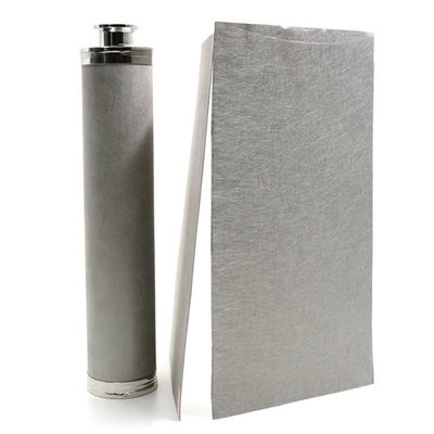 Wire Mesh Sintered Fiber Felt Mass Stock ISO9001 For Hot Gas Filtration