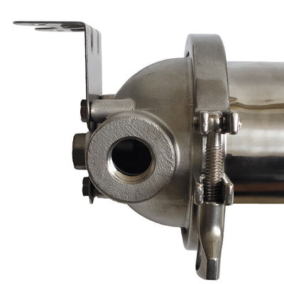0.75~1Mpa Pressure Sanitary Filter Housing Polished / Sandblast Surface