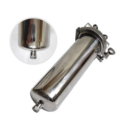 RO Water Cartridge Filter Housing SS316 L For Liquid Filtration Large Flow