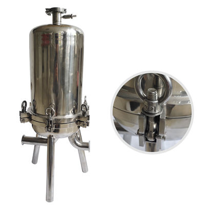 20~500 M3/ Hour Cartridge Filter Housing Long Service Life Strong Blowdown Capacity