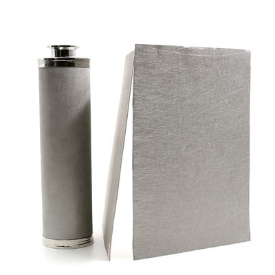 High Porosity Sintered Fiber Felt  Stainless Steel Excellent Permeability