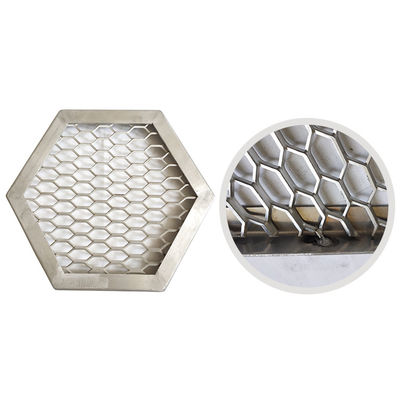 SS Expanded Metal Grid , Aluminium Diamond Mesh Thickness 0.5mm-8mm