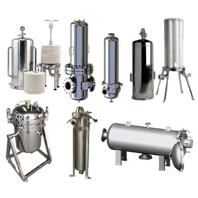 Lenticular Sus Multi Bag Cartridge Filter Housing