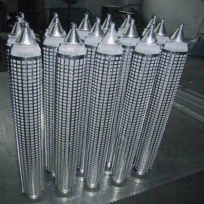 High Filtration Reusable Sliver 1.7mm thick  Pleated Stainless Steel Filter Cartridge