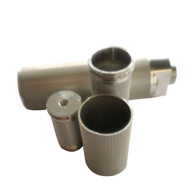 5 10 20 25 Micron Porous Sintered Metal Filter For Chemical Filtering