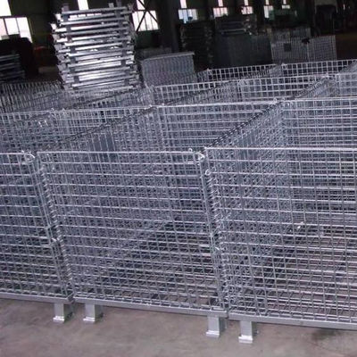 CE Jracking 1500kg Galvanized Steel Mesh Storage Cages