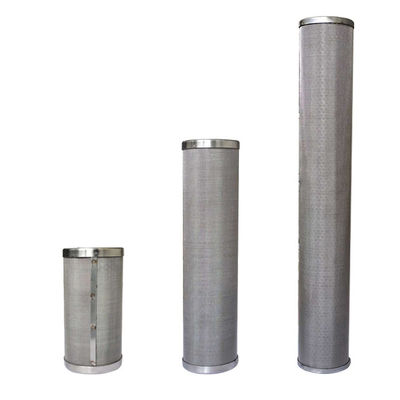 Replacement Industrial 5um  Sliver Stainless Steel Filter Element