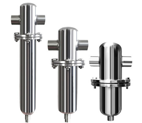 High Precision Cartridge Filter Housing Mirror Polishing Single Core Pipe