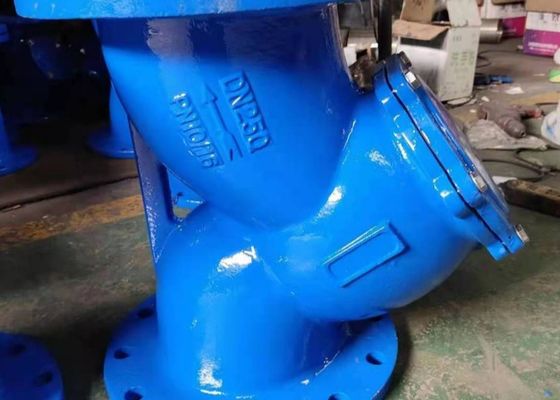 Remove Rust Pipeline Impurity Y Type Filter 1.6Mpa Ss Micron Filter Housing