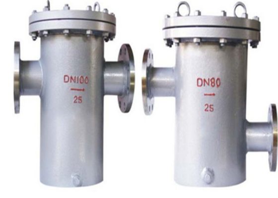 DN500 60 Mesh Pipeline Water Treatment Stainless Steel Basket Filter