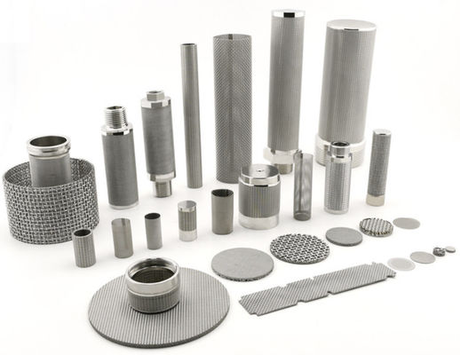 Oem Woven Sintered Metal Filter Stainless Steel Wire Water Liquid Cartridge Mesh