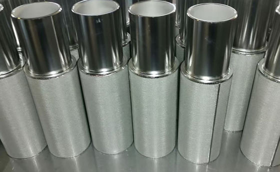 Oem Woven Sintered Metal Filter Stainless Steel Wire Water Liquid Cartridge Mesh