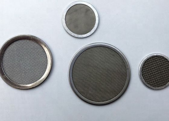 Diameter 60mm Fine Filter Mesh Disc Precision 20 Micron Stainless Steel