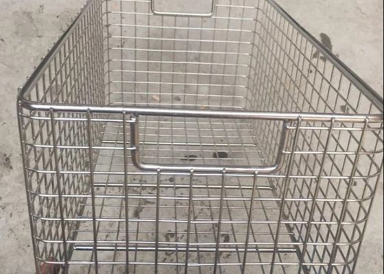 Medical Kitchen 22cm Stainless Steel Strainer Basket Round Square Large Hole