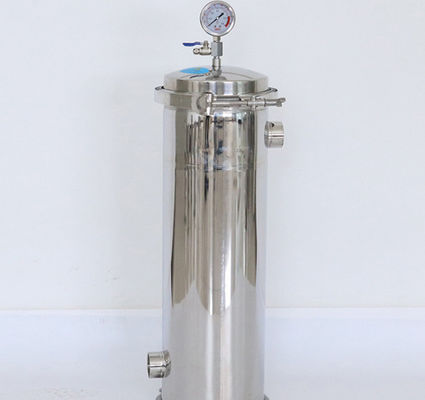 SUS304 Stainless Steel Wine Cartridge Housing 10 Inch Water Filter Housing