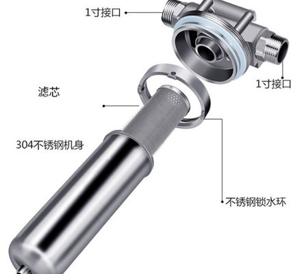 40 Micron Whole House Pre Filter Large Flow Stainless Steel Water