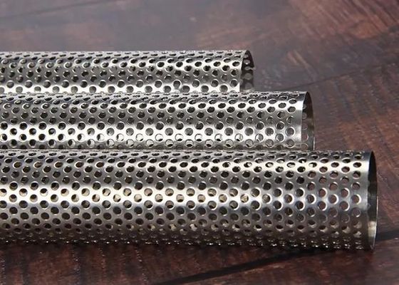 Perforated SS304 Stainless Steel Pipe Filter Industrial Customized