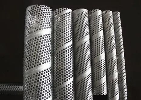 Perforated SS304 Stainless Steel Pipe Filter Industrial Customized