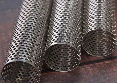 Perforated SS304 Stainless Steel Pipe Filter Industrial Customized