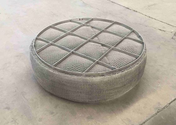 Round 200mm Diameter Demister Mesh Chemical Column For Liquid And Gas Separation